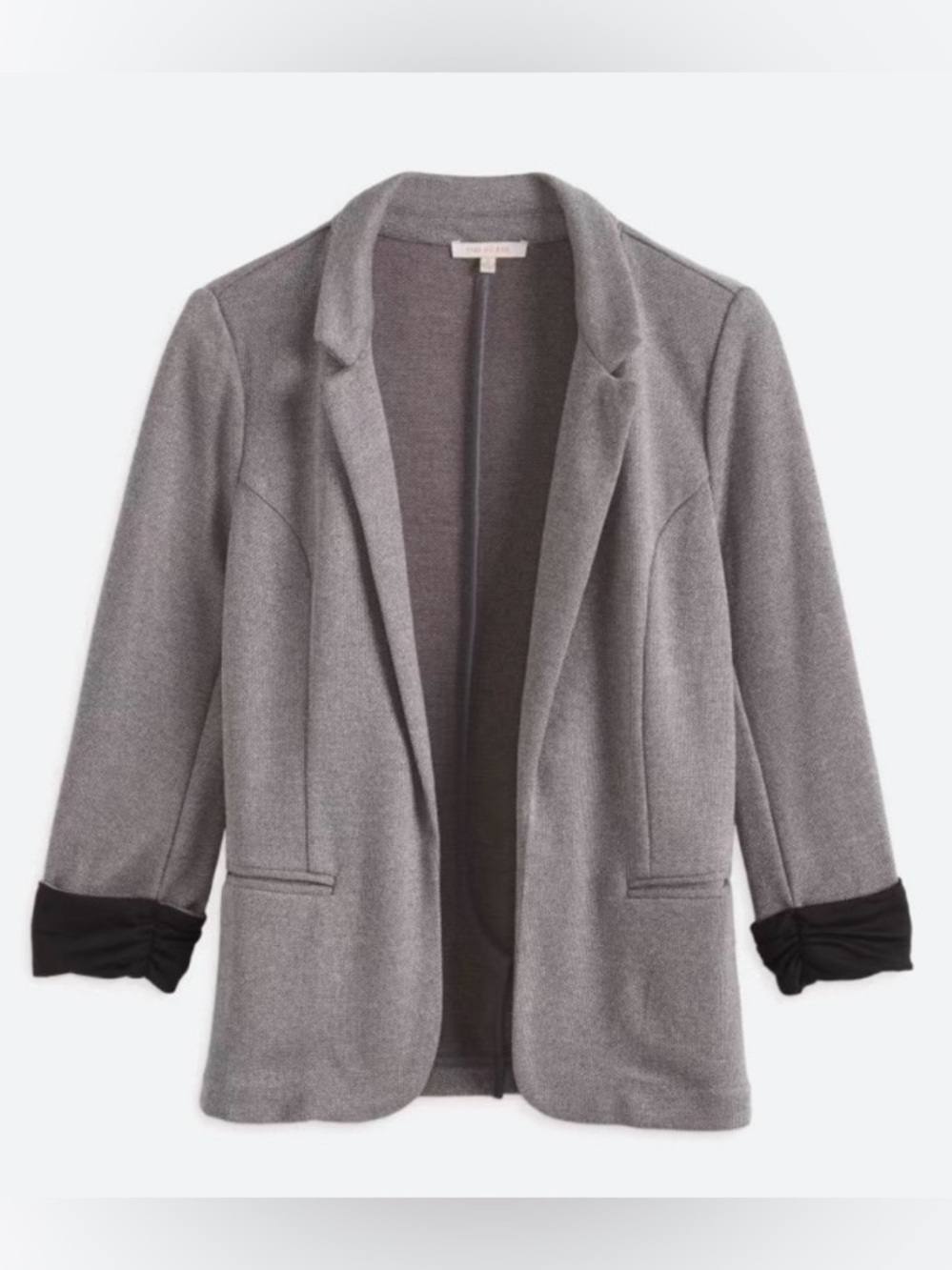 Skies Are Blue [Stitch Fix] | Grey Asa Knit Flexible Open-Front Blazer Sz Medium